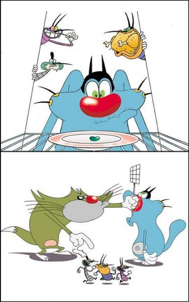 Oggy et les cafards